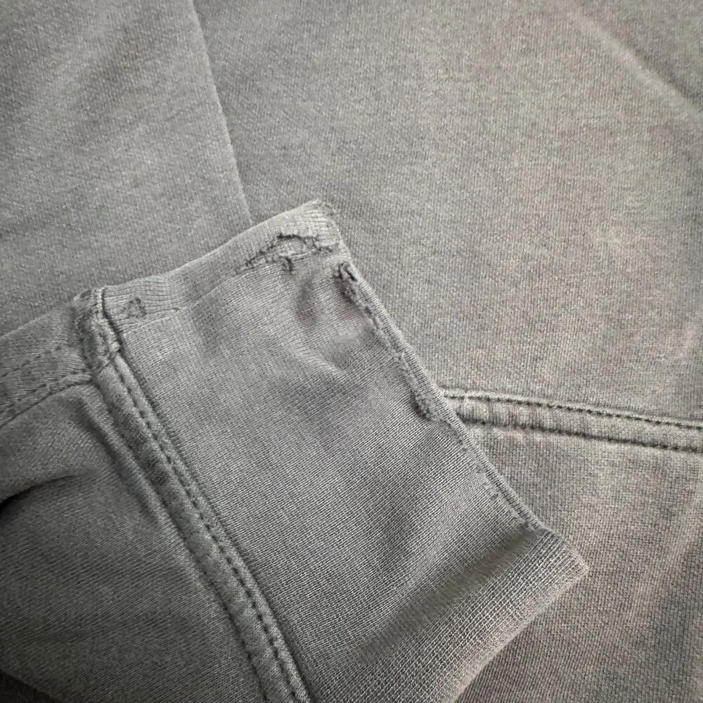The North Face Fine Alpine Full Zip Hoodie Sweatshirt Mens XL Gray Fleece Casual